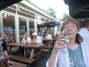 Judith at Gabriel's Wharf