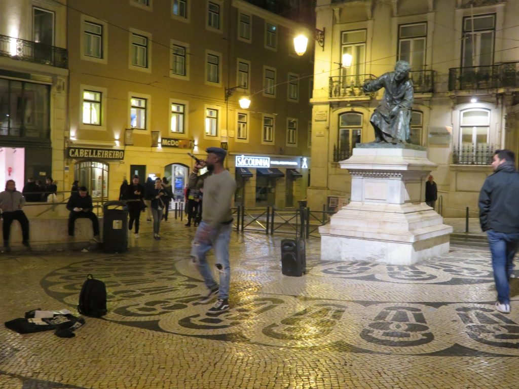 Street Rapper in Lisbon